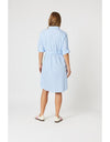 Skyler Stripe Shirt Dress Blue/White