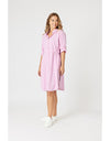 Skyler Stripe Dress Pink/White