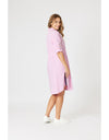 Skyler Stripe Dress Pink/White