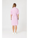 Skyler Stripe Dress Pink/White