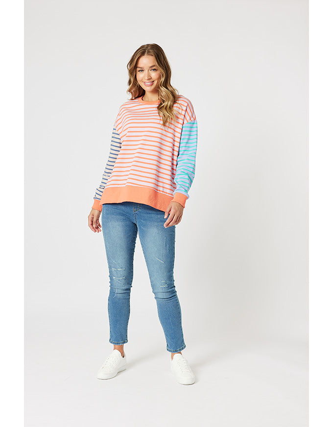 Maxwell Summer Stripe Sweat Multi