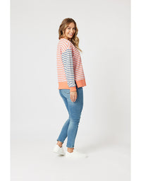 Maxwell Summer Stripe Sweat Multi