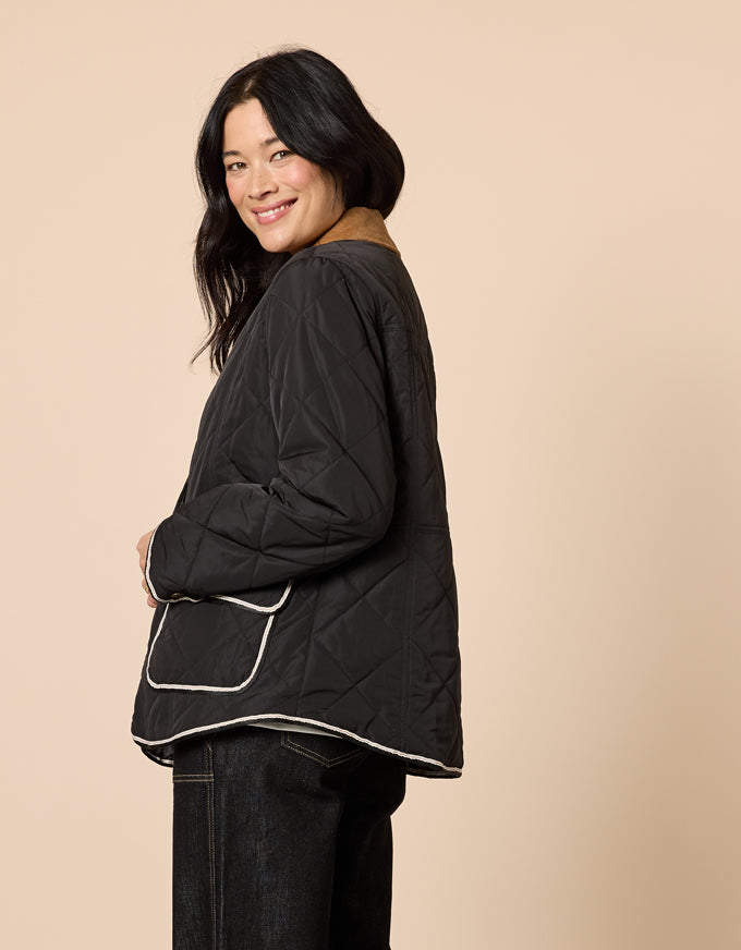 Colorado Quilted Jacket Black