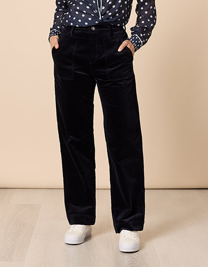 Melrose Cord Jean Navy