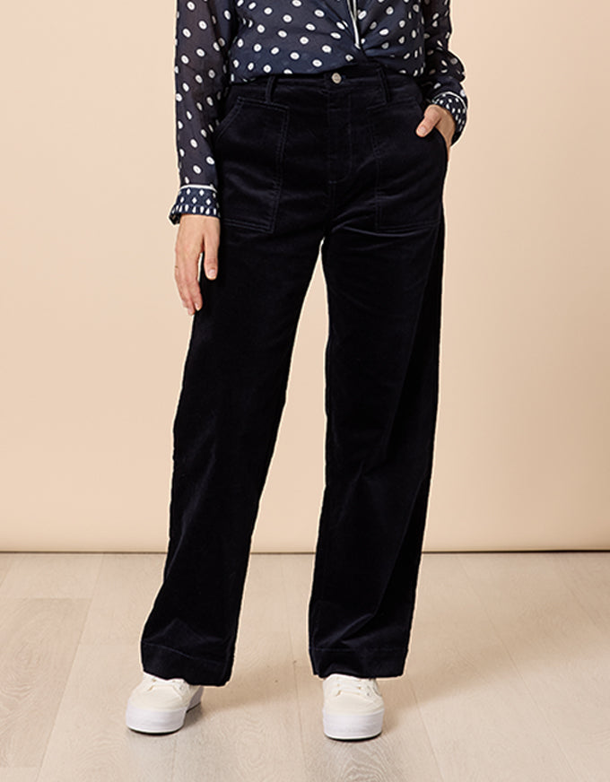 Melrose Cord Jean Navy