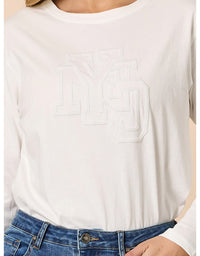 New York City Long Sleeve Tee Ivory