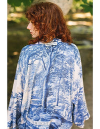 Let The Light In Pixie Cropped Bamboo Kimono