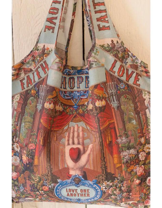 Love Language Linen Tote