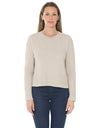 Textured Knit Pullover Stone