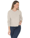 Textured Knit Pullover Stone