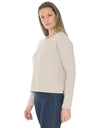 Textured Knit Pullover Stone