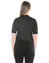 Metallic S/Slv Pullover Black