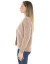Pin Detail Cardigan Latte
