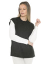 Shaker Stitch Vest Charcoal