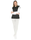 Shaker Stitch Vest Charcoal