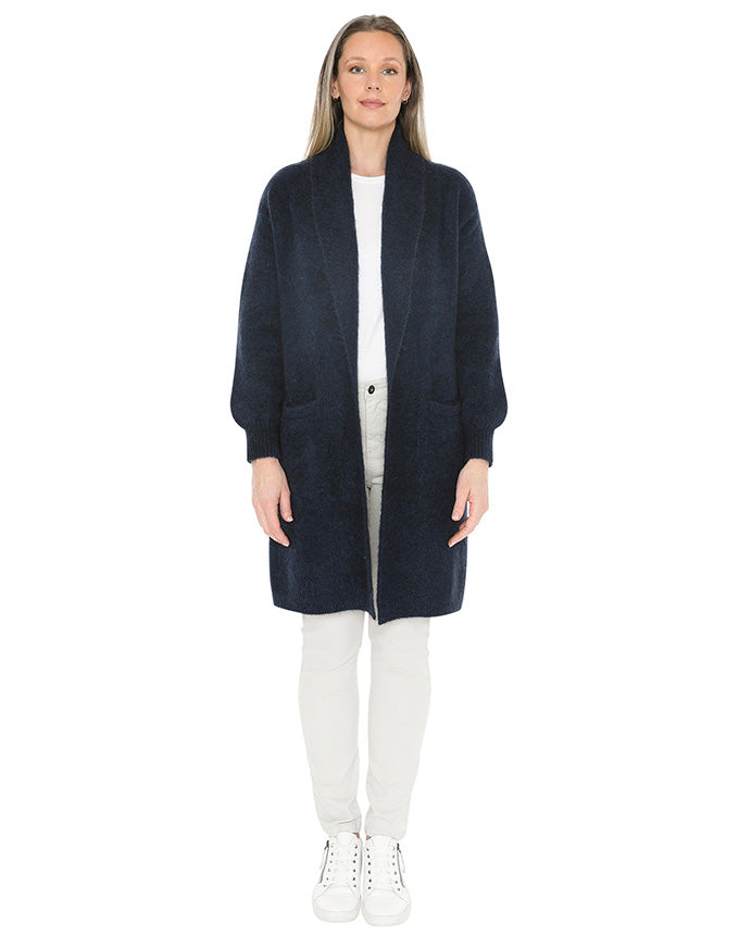 Luxe Long Cardigan Midnight