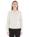 Pointelle Pullover Almond