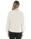 Pointelle Pullover Almond