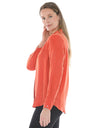 Long Sleeve Cupro Shirt Nectarine