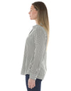 Mono Stripe Shirt Khaki/Ivory
