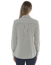 Mono Stripe Shirt Khaki/Ivory