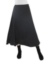 Pleated Pull On Skirt Black