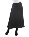Pleated Pull On Skirt Black