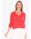Neck Tape Pullover - Tomato