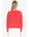 Neck Tape Pullover - Tomato