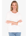 Textured Pullover - White