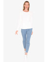 Textured Pullover - White