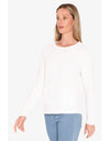Textured Pullover - White