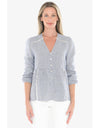 Mini Check Top - Night/White