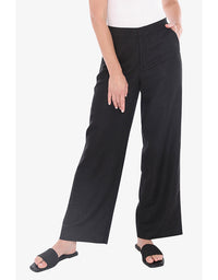 Fly Front Pant - Black