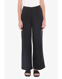 Fly Front Pant - Black