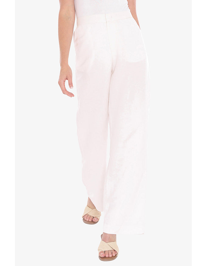 Fly Front Pant - Ivory
