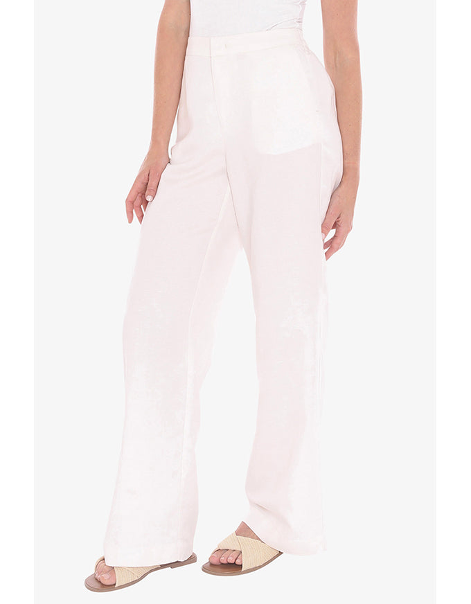 Fly Front Pant - Ivory
