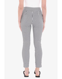 Gingham Pant - Black/White