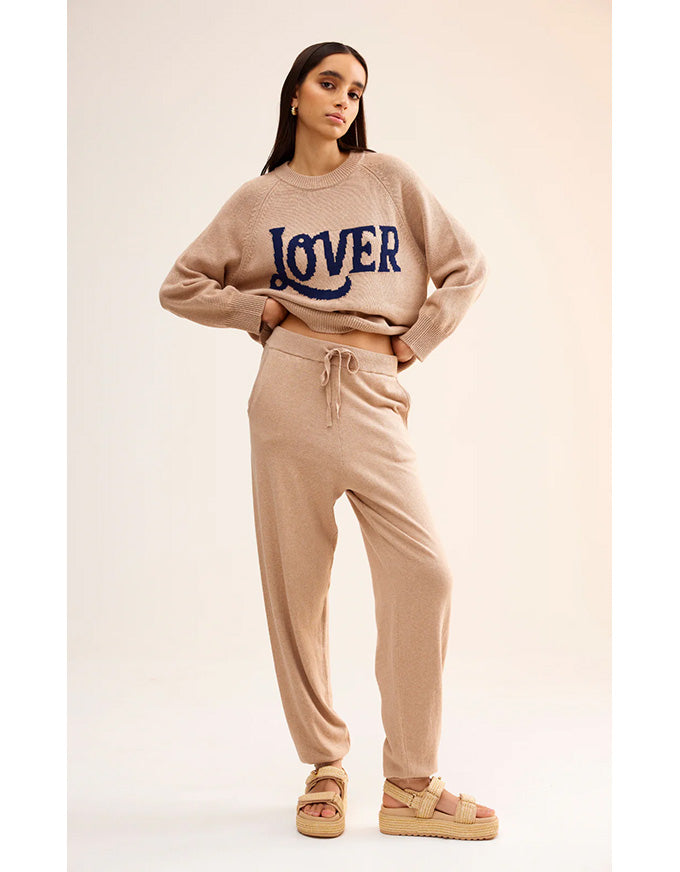 Eliza Knit Pant Stone