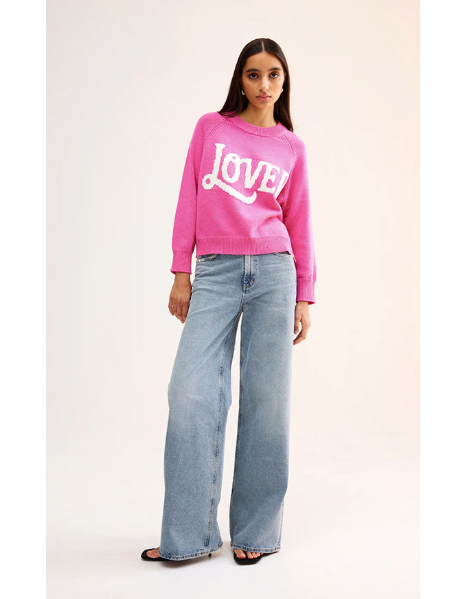 Lover Cotton/Cashmere Jumper Pink