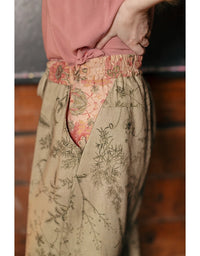 Map of my Heart Artist Boho Linen Pants