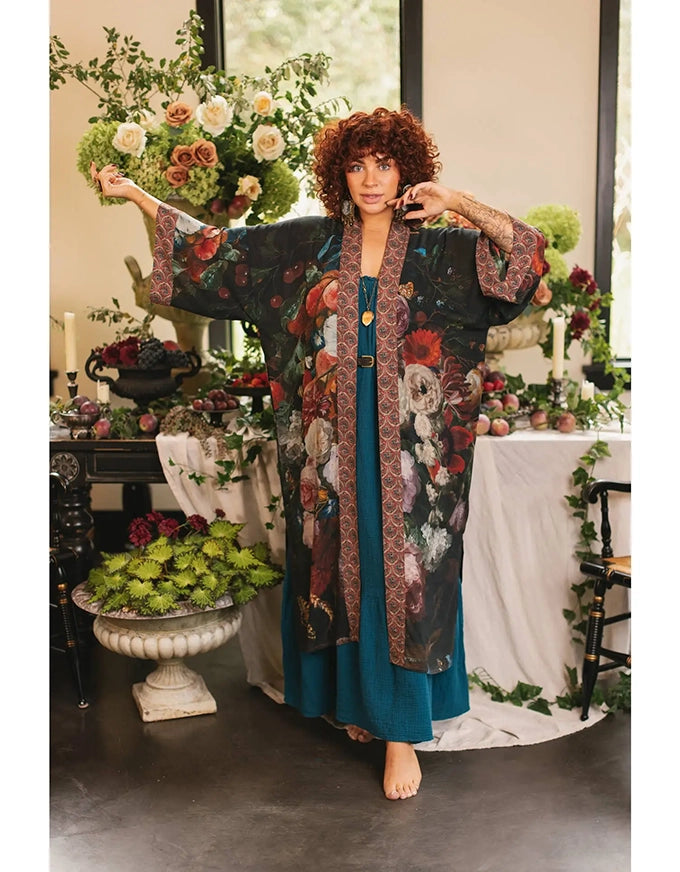 Flight of Fancy Long Opera Kimono