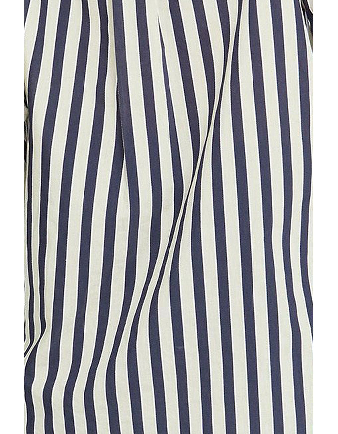 Ribbon Stripe Shirt Ink/Barley
