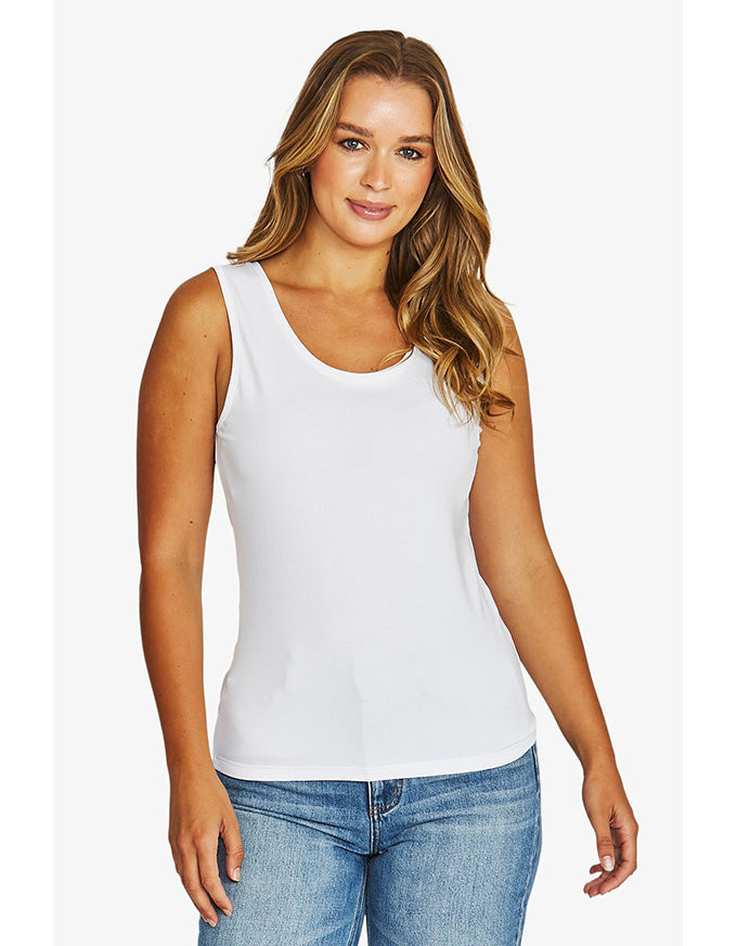 Core Tank Top White