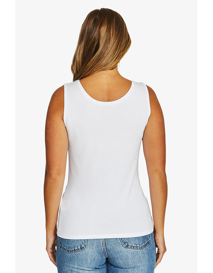 Core Tank Top White