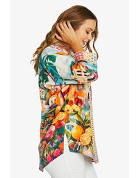 Amalfi Coast Tunic Shirt Multi