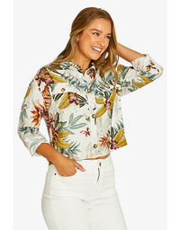 Tahiti Linen Jacket Multi