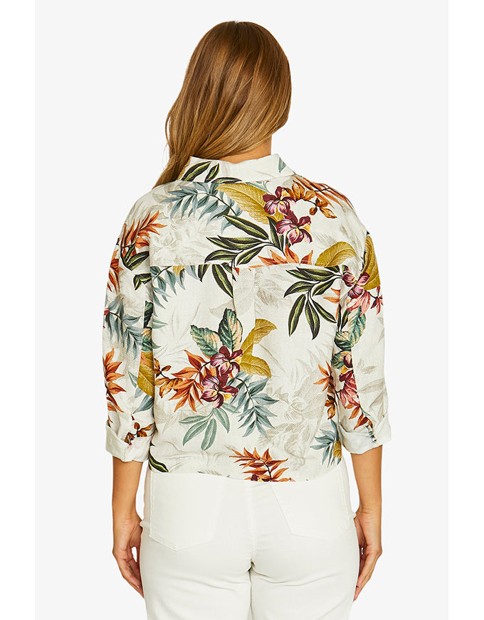 Tahiti Linen Jacket Multi