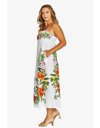 Tigerlily Linen Maxi Dress Multi