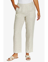 7/8 Core Linen Pant Natural Flax